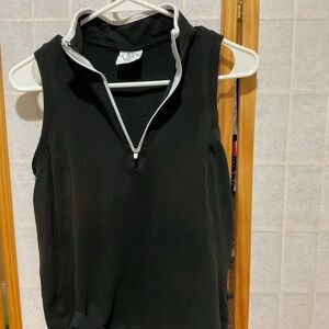 Black Sleeveless Women's Top
